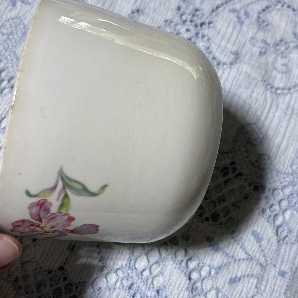 Vintage Universal Potteries Cambridge Iris Pattern Mixing Bowl 5 In 1 Pint